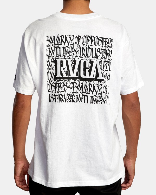 3 VA Sport Defer Big Block - T-Shirt for Men White X4SSMARVS1 RVCA