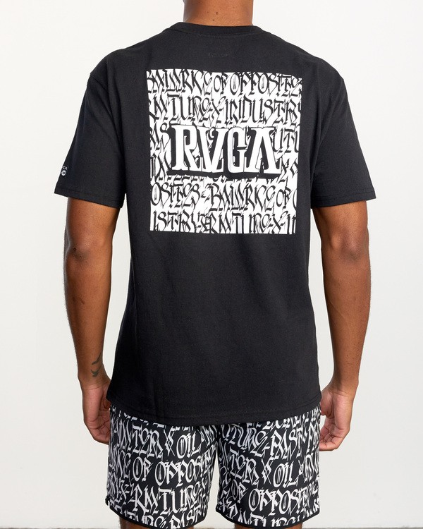 3 VA Sport Defer Big Block - T-Shirt für Männer  X4SSMARVS1 RVCA