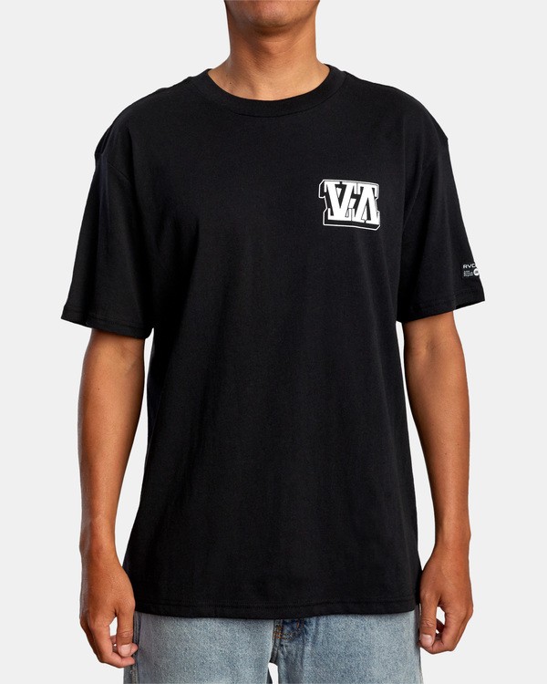 2 VA Sport Defer Big Block - T-Shirt für Männer  X4SSMARVS1 RVCA