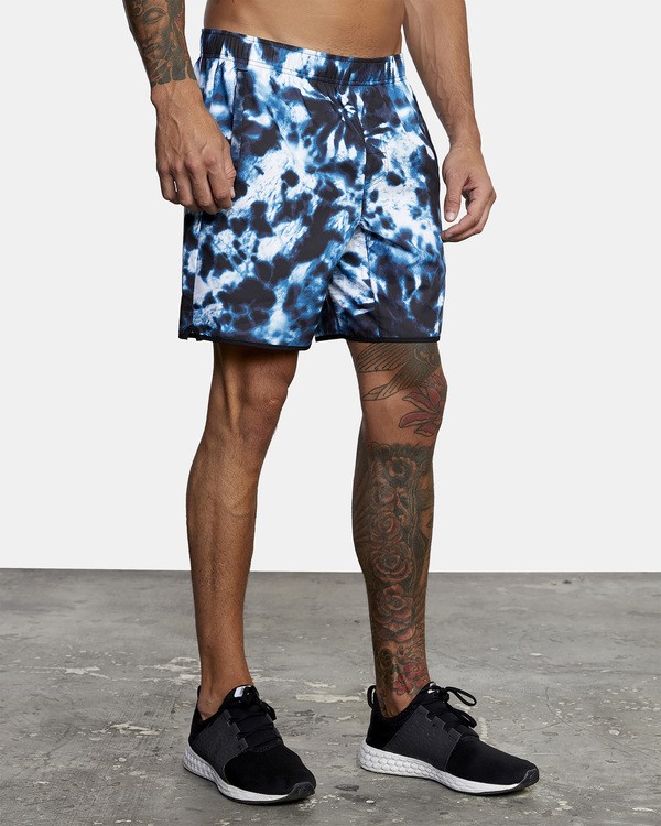 8 VA Sport Yogger IV - Recycled Performance Training Shorts for Men White X4WKMARVS1 RVCA