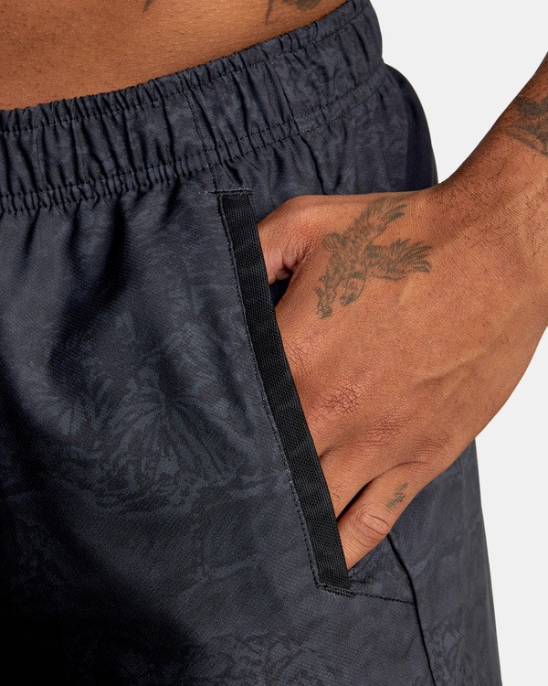 9 VA Sport Yogger IV - Recycled Performance Training Shorts for Men Black X4WKMARVS1 RVCA