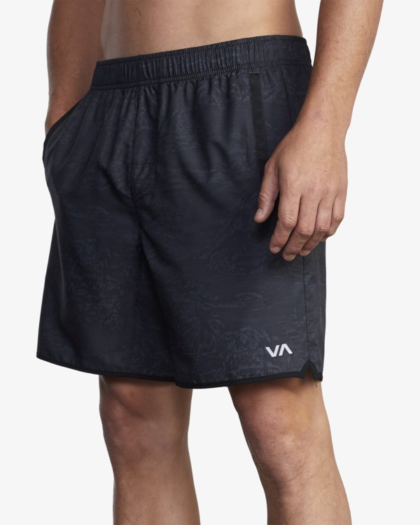 11 VA Sport Yogger IV - Recycled Performance Training Shorts for Men Black X4WKMARVS1 RVCA