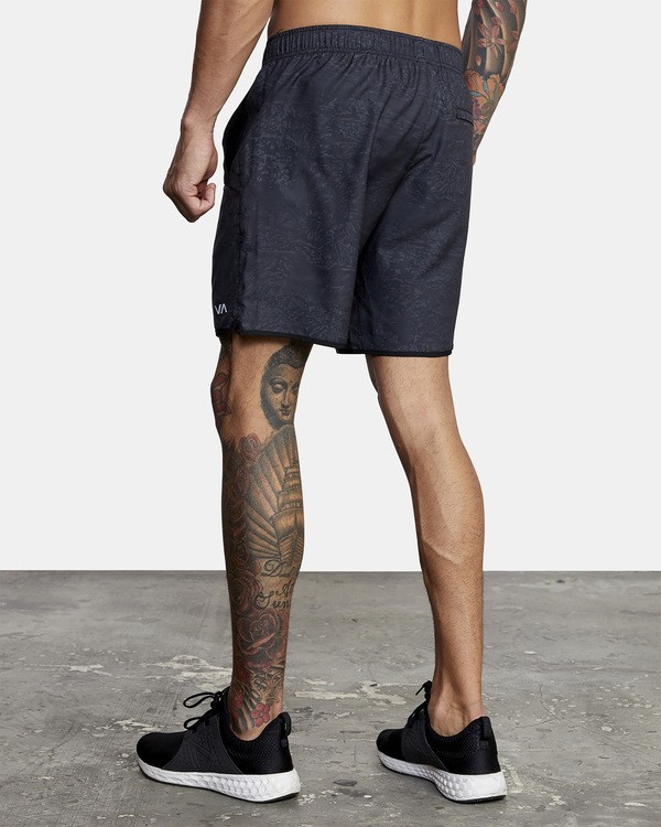 6 VA Sport Yogger IV - Recycled Performance Training Shorts for Men Black X4WKMARVS1 RVCA