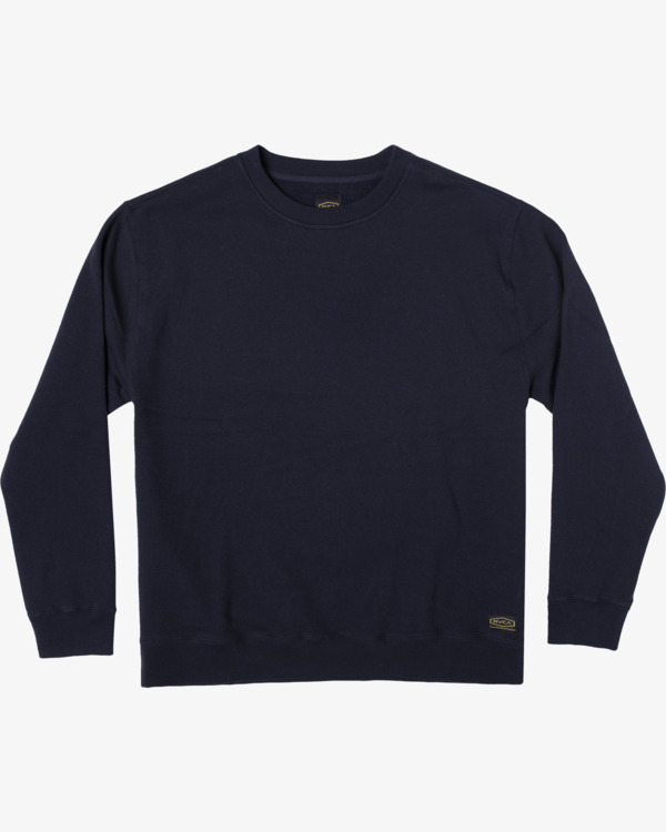 0 Recession Collection Day Shift - Jersey de cuello redondo para Hombre Blanco Z1CRRERVF1 RVCA