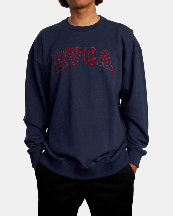 1 Hastings - Sudadera para Hombre Azul Z1CRRFRVF1 RVCA