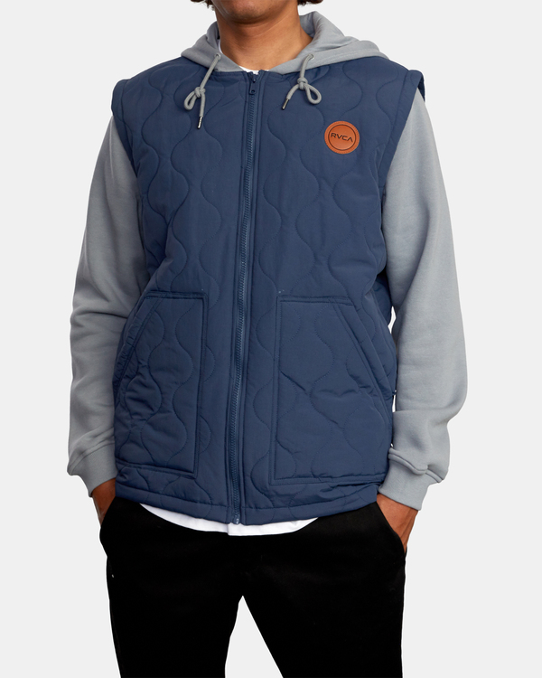 8 Grant Puffer - Sweat à capuche pour Homme  Z1FLRCRVF1 RVCA