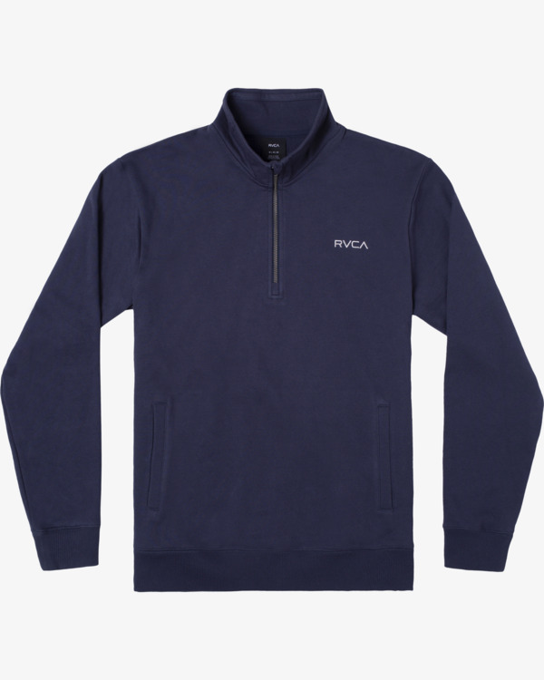 0 Keats - Sudadera para Hombre Azul Z1FLRLRVF1 RVCA