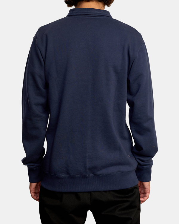 2 Keats - Sudadera para Hombre Azul Z1FLRLRVF1 RVCA