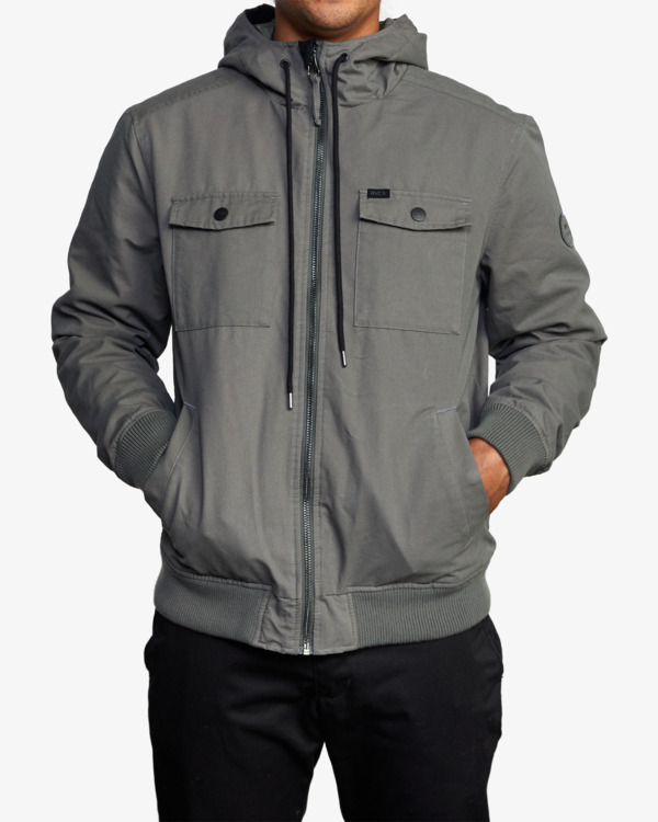 1 Hooded 2 - Jacket for Men  Z1JKRMRVF1 RVCA