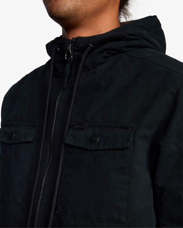 3 Hooded 2 - Jacket for Men Black Z1JKRMRVF1 RVCA