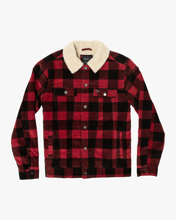 0 Waylon - Corduroy Jacket for Men Red Z1JKRORVF1 RVCA