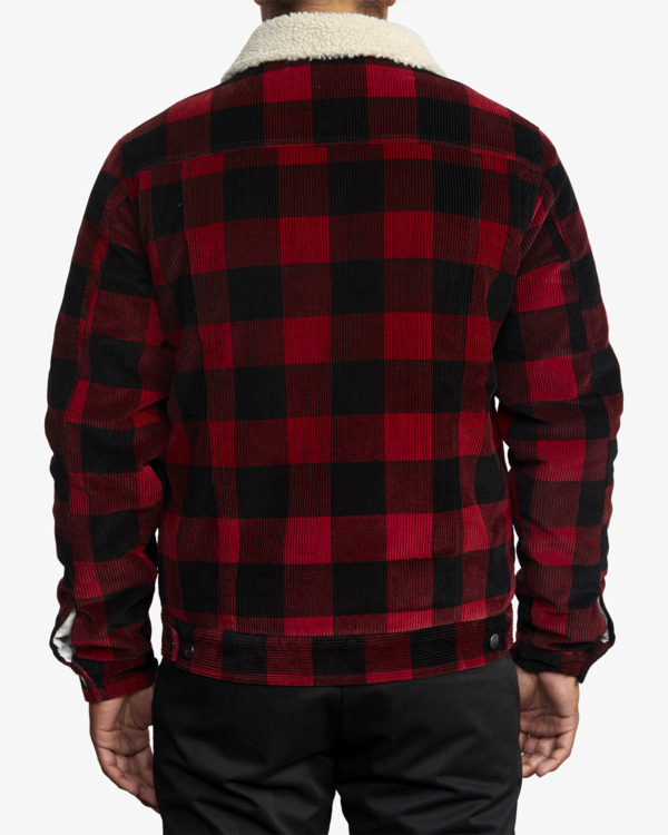 2 Waylon - Corduroy Jacket for Men Red Z1JKRORVF1 RVCA