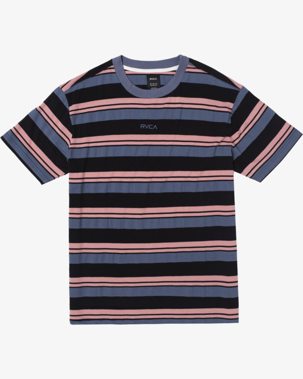 0 Curtis Stripe - T-shirt pour Homme Noir Z1KTRARVF1 RVCA