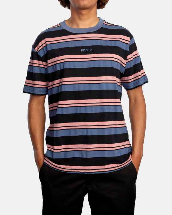 1 Curtis Stripe - T-shirt pour Homme Noir Z1KTRARVF1 RVCA