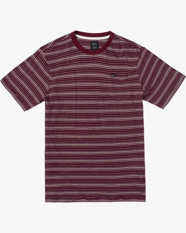 0 Toluca Micro Stripe - Camiseta para Hombre Violeta Z1KTRDRVF1 RVCA