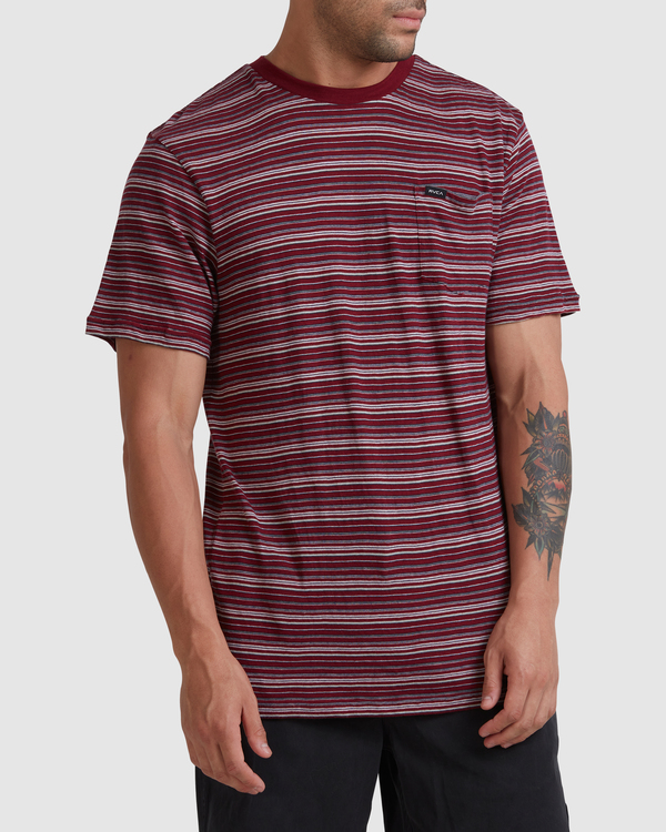 8 Toluca Micro Stripe - Camiseta para Hombre Violeta Z1KTRDRVF1 RVCA