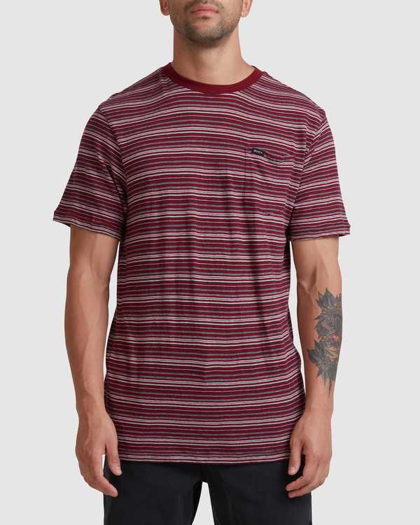 9 Toluca Micro Stripe - Camiseta para Hombre Violeta Z1KTRDRVF1 RVCA