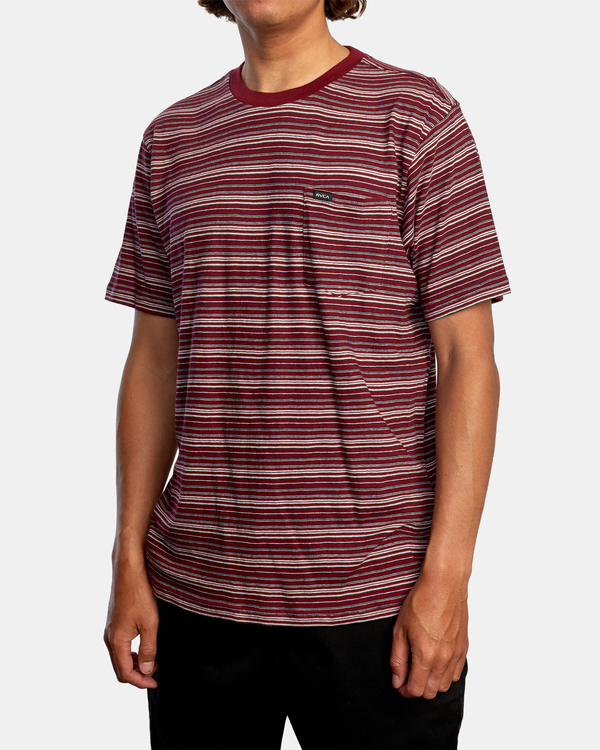 4 Toluca Micro Stripe - Camiseta para Hombre Violeta Z1KTRDRVF1 RVCA