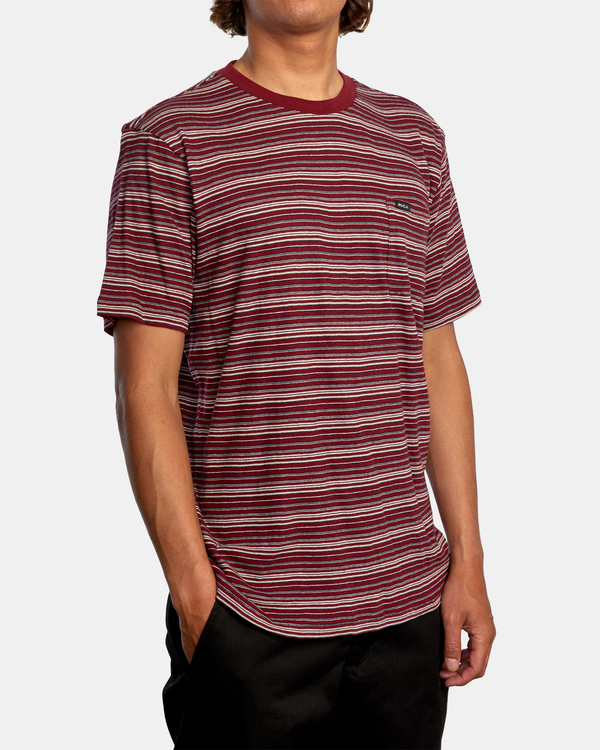 5 Toluca Micro Stripe - Camiseta para Hombre Violeta Z1KTRDRVF1 RVCA