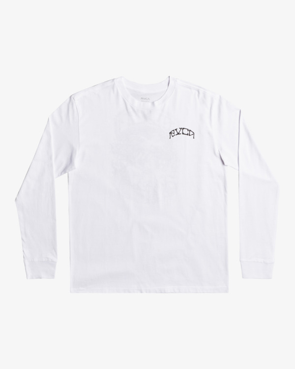 1 St Margret - Maglietta a Maniche Lunghe da Uomo White Z1LSRARVF1 RVCA