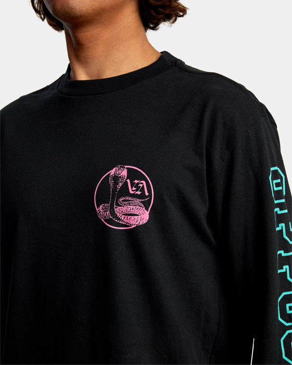 4 Cobra University - Long Sleeve T-Shirt for Men  Z1LSRCRVF1 RVCA