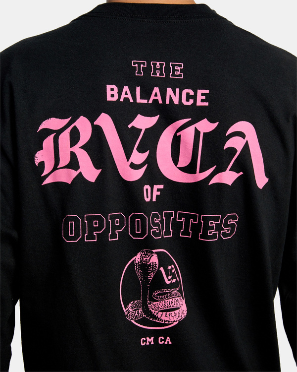 9 Cobra University - Long Sleeve T-Shirt for Men  Z1LSRCRVF1 RVCA
