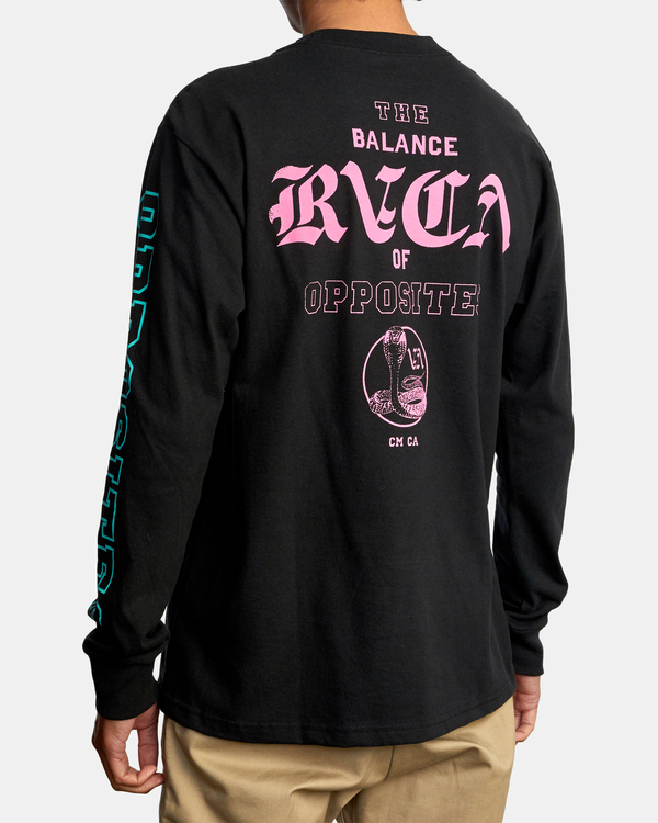 6 Cobra University - Long Sleeve T-Shirt for Men  Z1LSRCRVF1 RVCA