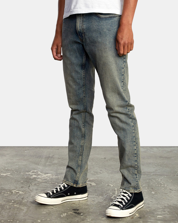 3 Daggers - Slim Fit Trousers for Men Blue Z1PNRCRVF1 RVCA