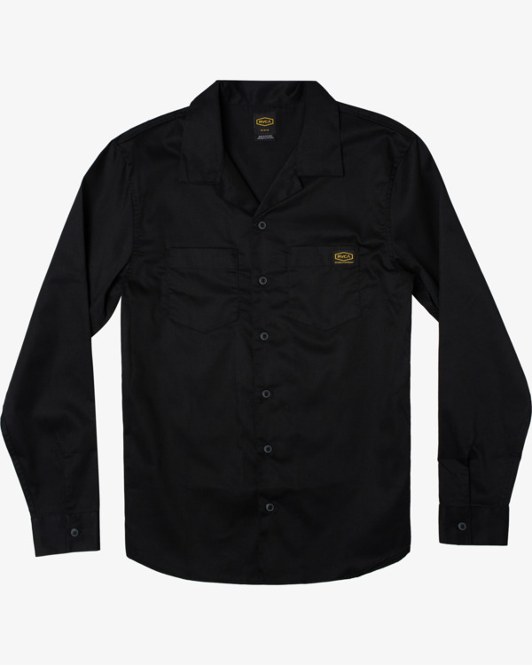 0 Recession Day Shift - Shirt for Men Black Z1SHRJRVF1 RVCA