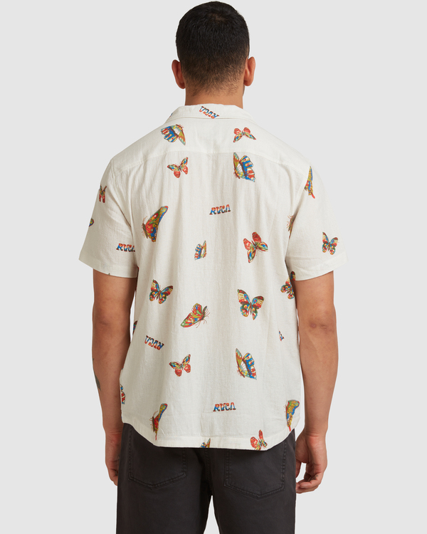 2 Melissa Grisancich Flutter - Shirt for Men White Z1SHRURVF1 RVCA