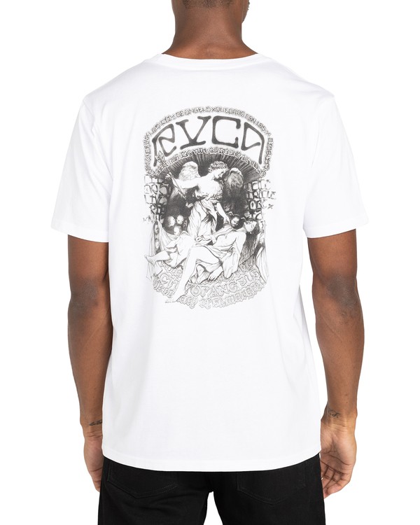 3 St Margret - Camiseta para Hombre Blanco Z1SSRARVF1 RVCA