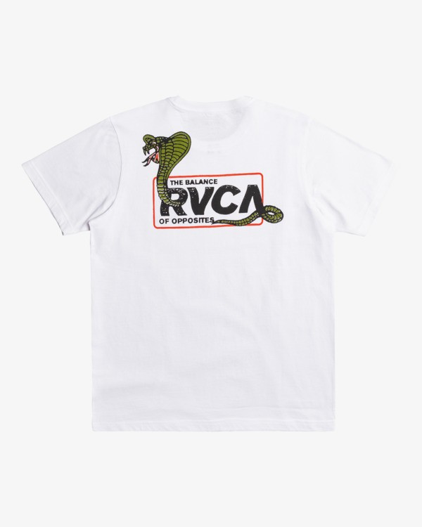 0 Snake Eyes - T-Shirt for Men White Z1SSRCRVF1 RVCA