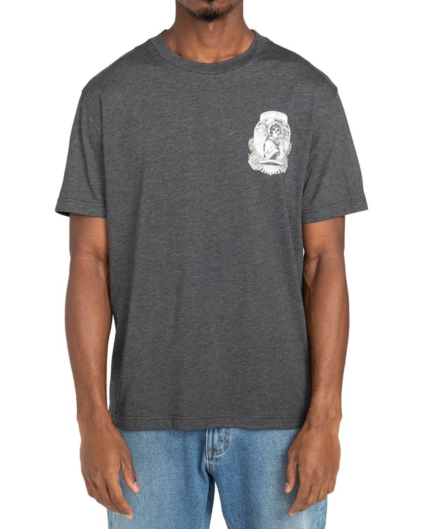 2 George Thompson Skull Bonnet - T-Shirt for Men Grey Z1SSRMRVF1 RVCA