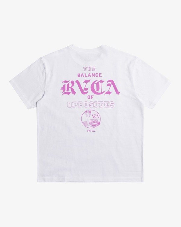 1 Cobra University - T-shirt pour Homme Blanc Z1SSRPRVF1 RVCA
