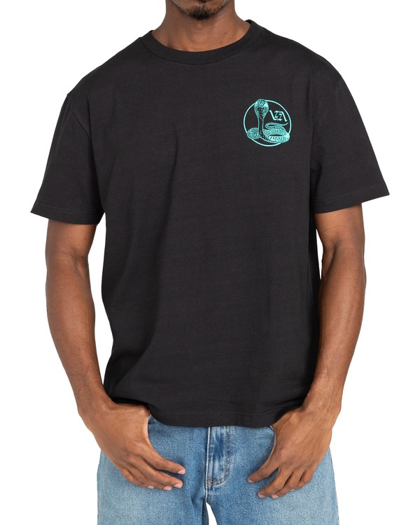 0 Cobra University - T-Shirt for Men Black Z1SSRPRVF1 RVCA