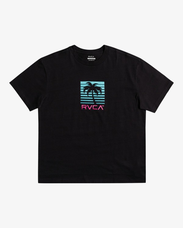 0 Palm Beach - T-Shirt for Men Black Z1SSRRRVF1 RVCA