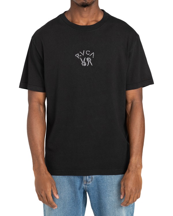 2 Peace Bones - T-Shirt for Men  Z1SSRVRVF1 RVCA