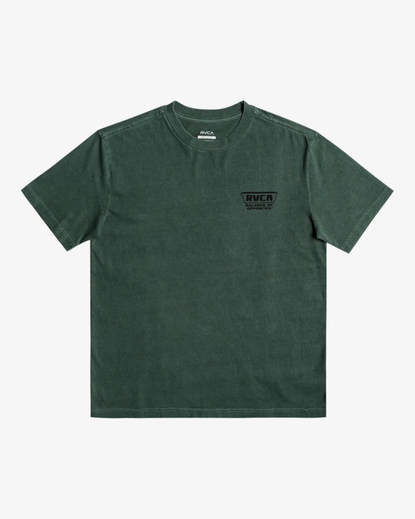 1 Clawed - Maglietta da Uomo Green Z1SSRWRVF1 RVCA