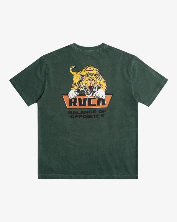 0 Clawed - Maglietta da Uomo Green Z1SSRWRVF1 RVCA