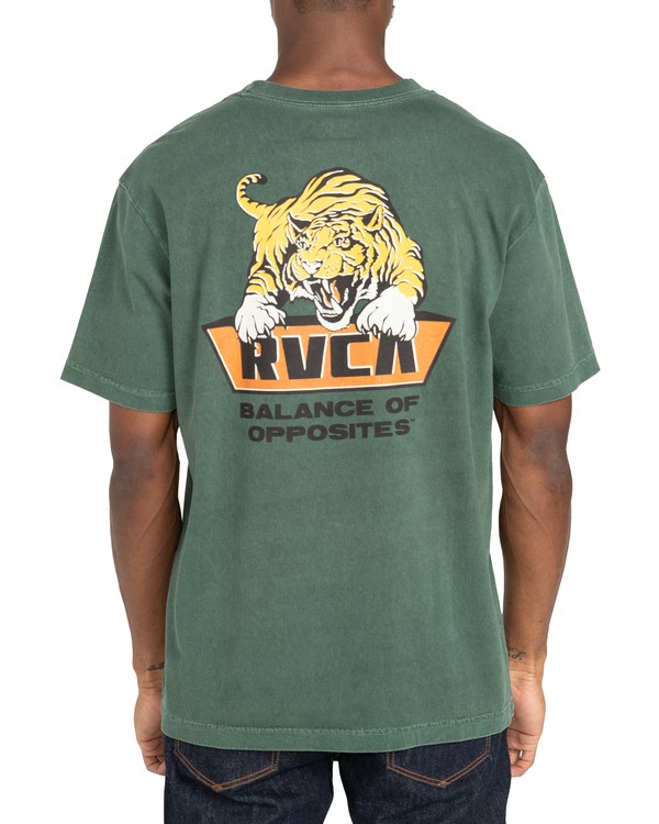 3 Clawed - Maglietta da Uomo Green Z1SSRWRVF1 RVCA