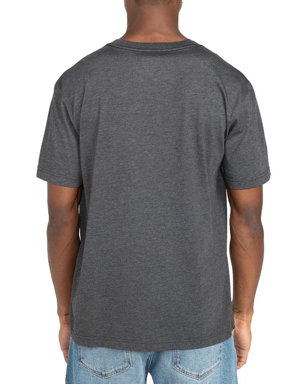 3 Benjamin JeanJean Skull - Camiseta para Hombre Gris Z1SSSARVF1 RVCA