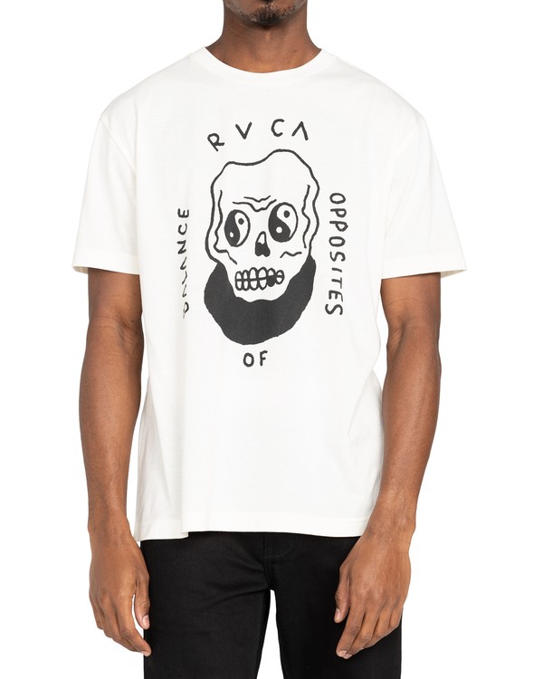 2 Benjamin JeanJean Skull - T-Shirt for Men  Z1SSSARVF1 RVCA