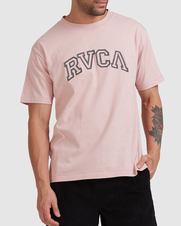 5 Rvca Teamster - T-Shirt for Men Gray Z1SSSDRVF1 RVCA