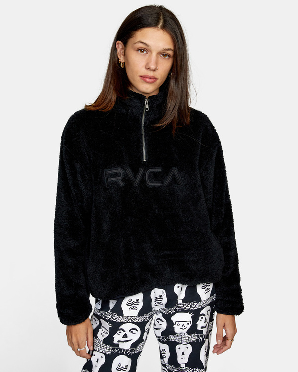0 Relaxed Rvca - Sweatshirt for Women White Z3FLRHRVF1 RVCA