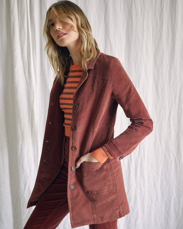 5 Camille Rowe Paradis - Coat for Women Brown Z3JKRJRVF1 RVCA