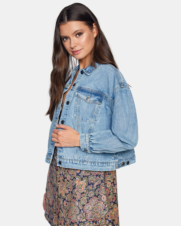 4 Tuesdays - Denim Jacket for Women Blue Z3JKRLRVF1 RVCA