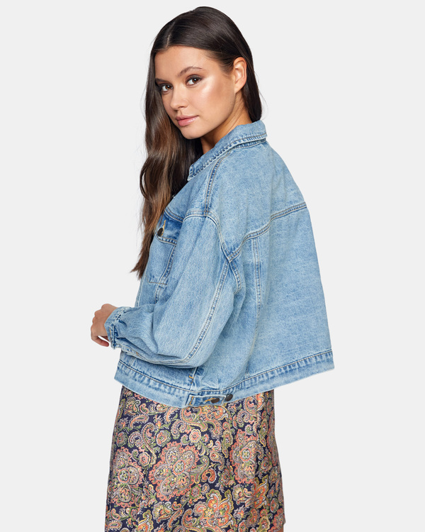 5 Tuesdays - Denim Jacket for Women Blue Z3JKRLRVF1 RVCA