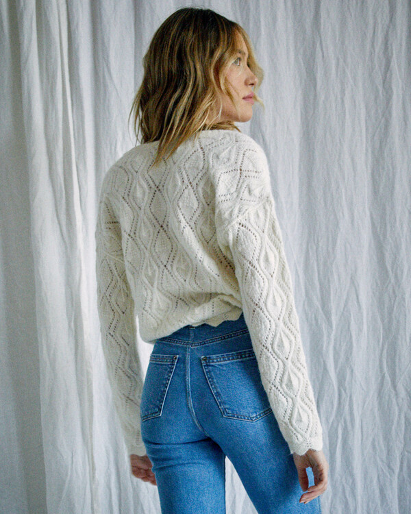 1 Camille Rowe Cafe - Jersey Abierto con Botones para Mujer  Z3JPRARVF1 RVCA