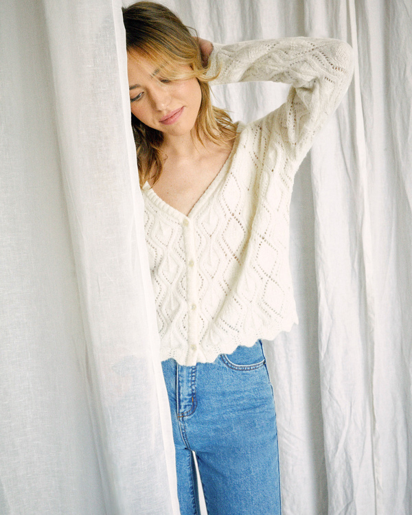 1 Camille Rowe Cafe - Cardigan for Women Hvid Z3JPRARVF1 RVCA