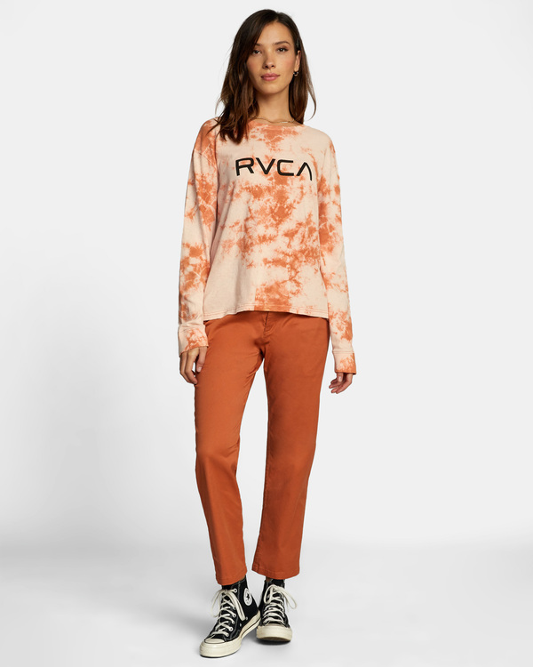 3 Big Rvca - Camiseta de Manga Larga para Mujer  Z3LSRARVF1 RVCA